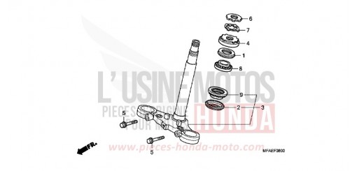 STEERING STEM CBF1000AA de 2010